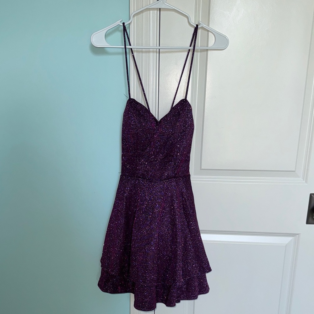 Purple Glitter Dress